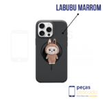 POP SOCKET LABUBU MARROM