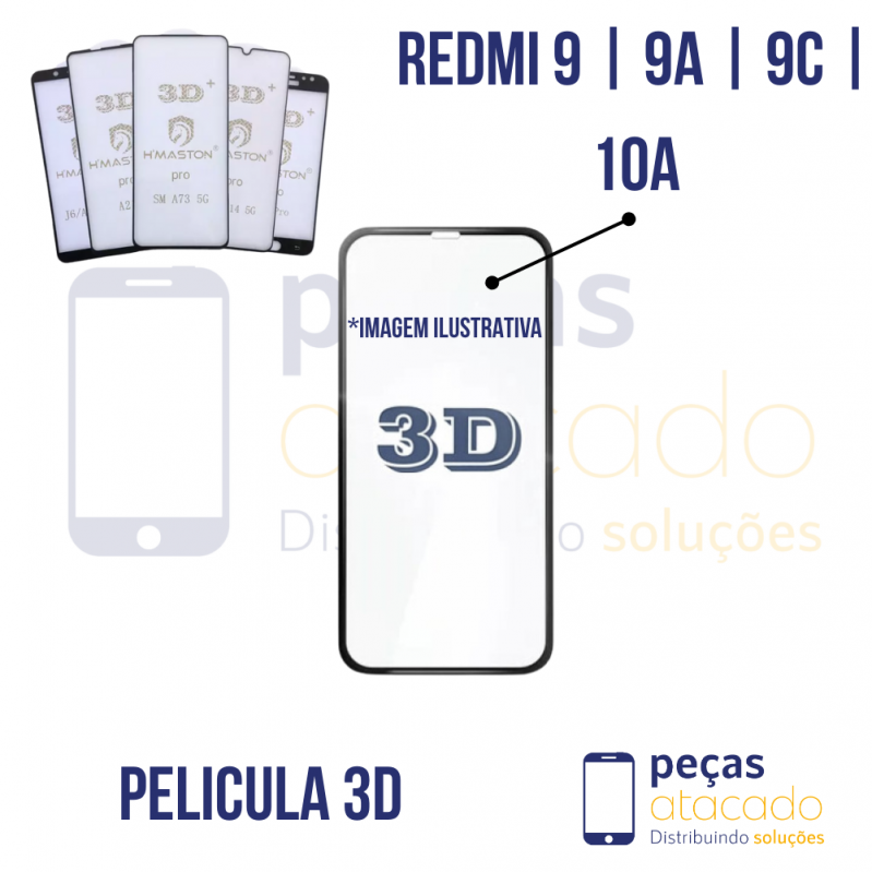 P-0267 PELICULA XIAOMI REDMI 9 | 9A | 9C | 10A 3D