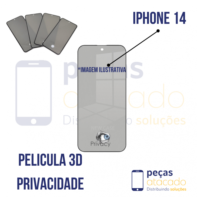 P-0723 PELICULA IPHONE 14 3D PRIVACIDADE