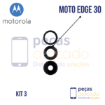 L-0014 LENTE MOTOROLA MOTO EDGE 30 (KIT 3)