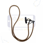 CORDÃO REFORÇADO PARA CELULAR MARROM