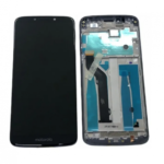 S-0240 FRONTAL MOTOROLA MOTO G6 PLUS COM ARO PRETO ORIGINAL NACIONAL IPS