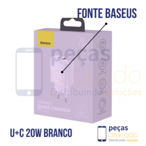 FONTE BASEUS U+C 20W EU BRANCO