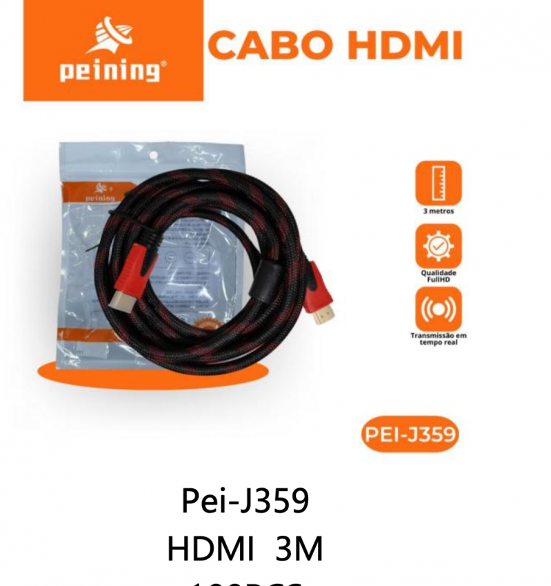 CABO HDMI PEINING 3 METROS (PEI-J359)