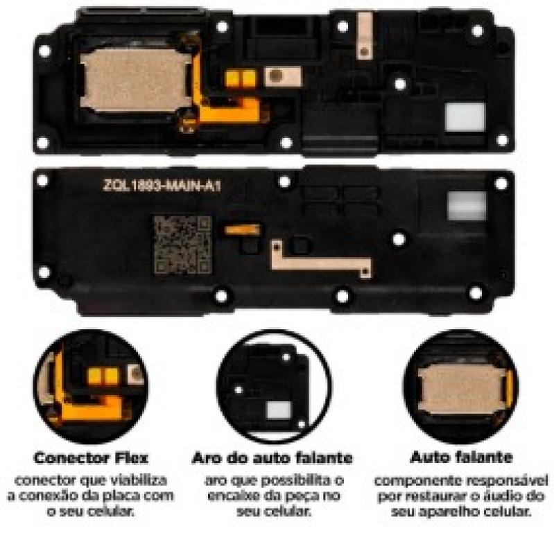 J-0003 ALTO FALANTE CAMPAINHA MOTOROLA MOTO G8