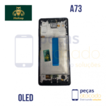 S-0211 FRONTAL SAMSUNG A73 COM ARO PRETO WE KEEP OLED