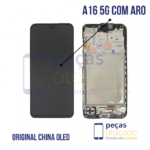 S-0805 FRONTAL SAMSUNG A16 5G (SM-A166M) COM ARO ORIGINAL CHINA OLED
