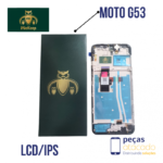 S-0214 FRONTAL MOTOROLA MOTO G53 (XT2335) COM ARO PRETO WE KEEP LCD IPS