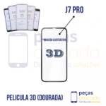 P-0684 PELICULA SAMSUNG J7 PRO DOURADA 3D