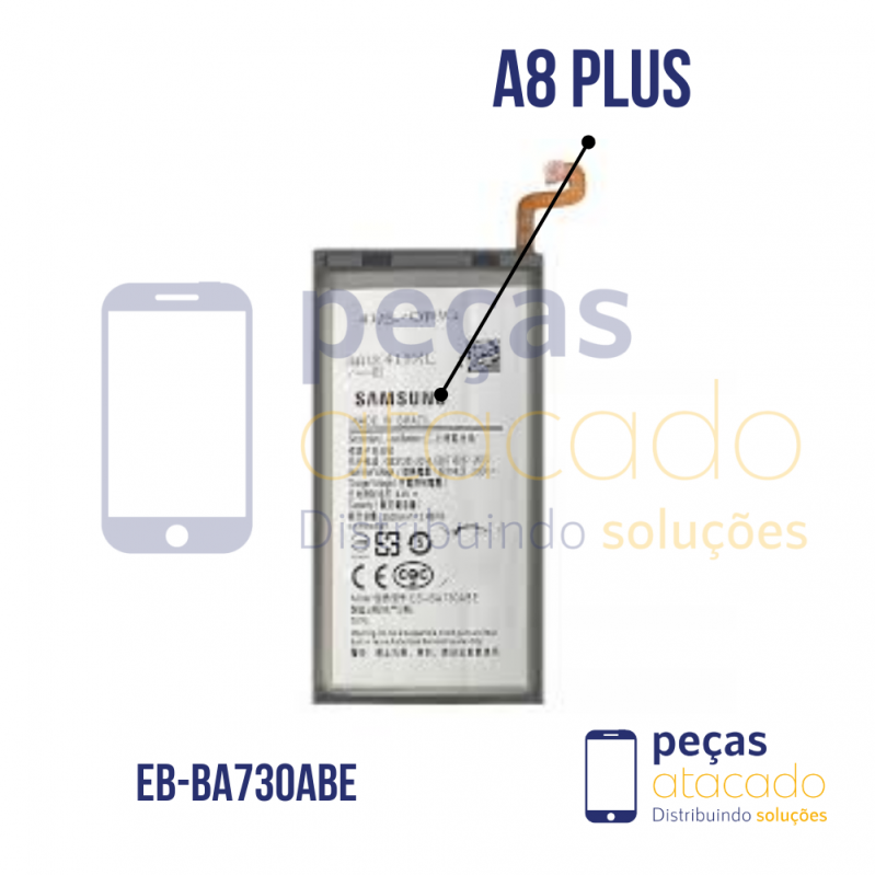 BA-0021 BATERIA 1 LINHA SAMSUNG A8 PLUS (EB-BA730ABE)