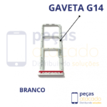 CH-0024 GAVETA CHIP MOTOROLA MOTO G14 BRANCO