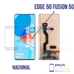 S-0850 FRONTAL MOTOROLA MOTO EDGE 50 FUSION 5G PRETO SEM ARO AMOLED NACIONAL