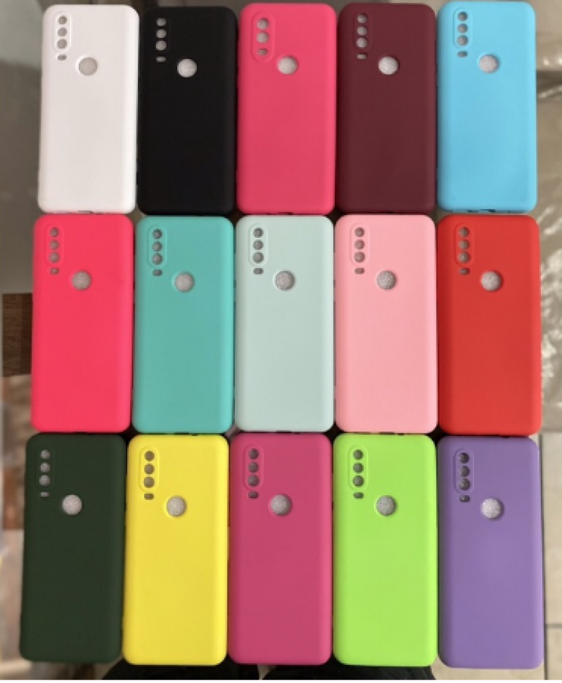 CAPA AVELUDADA MOTOROLA ONE FUSION