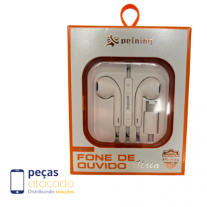 FONE COM FIO PEINING COM ENTRADA TIPO C PEI-SZ01