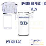 P-0360 PELICULA IPHONE 6G PLUS | 6S PLUS 3D (Preto)