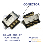 C-0017 CONECTOR DE CARGA MOTOROLA MOTO G8 | A11 | A02S | G7 PLAY | G9 PLUS | G31 | G41 | G60S