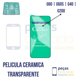 P-0196 PELICULA MOTOROLA MOTO G60 | G60S | G40 | G200 CERAMICA TRANSPARENTE