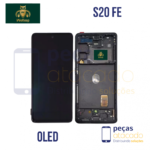 S-0207 FRONTAL SAMSUNG S20 FE (SM-G780F) COM ARO PRETA WE KEEP OLED 1:1