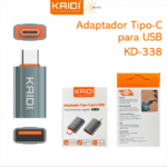ADAPTADOR OTG TIPO C PARA USB KAIDI (KD-338)