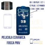 P-0191 PELICULA MOTOROLA MOTO G9 | G9 PLAY | E7 | E7 PLUS | E7 POWER | G10 | G20 | G30 CERAMICA PRIVACIDADE FOSCA