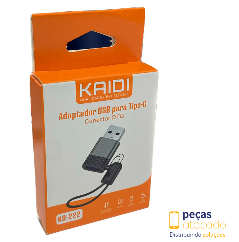 ADAPTADOR KAIDI OTGC PARA USB (KD-222)