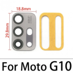 L-0050 LENTE CAMERA MOTOROLA MOTO G10 | G20 (Branco)