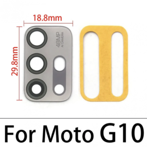 L-0050 LENTE CAMERA MOTOROLA MOTO G10 | G20 (Branco)