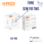 FONE DE OUVIDO KAIDI SEM FIO TWS (KD-780)