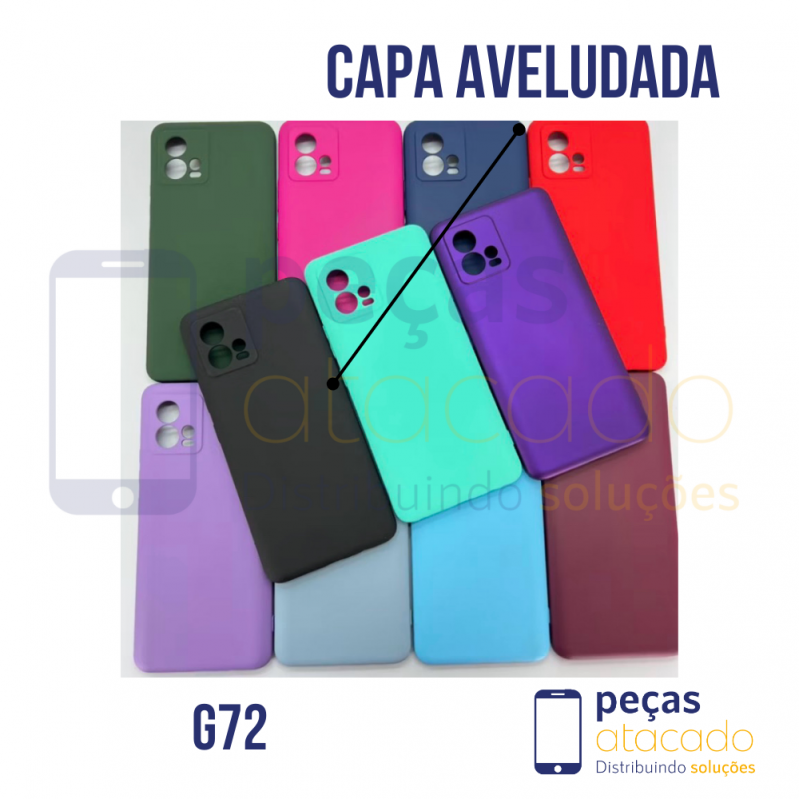 CAPA AVELUDADA MOTOROLA MOTO G72
