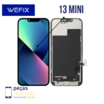 S-0941 FRONTAL IPHONE 13 MINI PRETO INCELL WEFIX