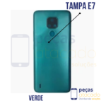 TAMPA TRASEIRA MOTOROLA E7 VERDE